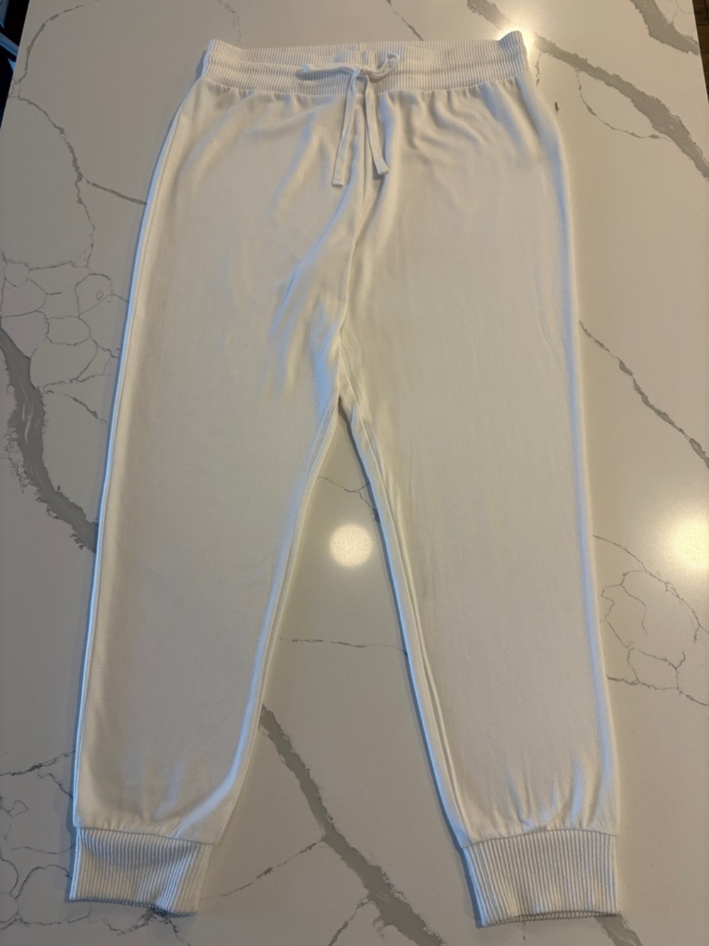Garage Cozy Lounge Joggers ~ Large ~ Soft White